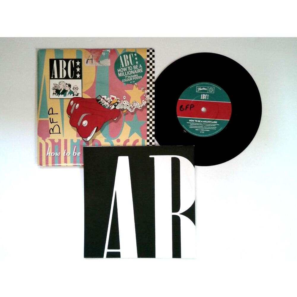 ABC - How To Be A Millionaire Vinyl Record 7" With Poster Synth-Pop 1984 Hype